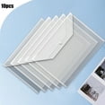 thumbnail image 1 of WZXPWT Plastic File Folders, A4 Document Envelopes with Snap Closure, Clear Pouches for Document Organization (10 PCS), 1 of 6