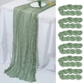 thumbnail image 1 of WZXPWT Pleated Gauze Tablecloth, Elegant Semi-Transparent Table Flag with Lovely Design, Lightweight Romantic Table Cover for Weddings and Celebrations, 1 of 9