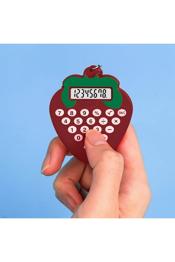 Portable Student Mini Calculator, Cute Keychain Exam Maze Computer, Candy-Colored Basic Standard Calculator, High-Sensitivity LCD Display Calculator