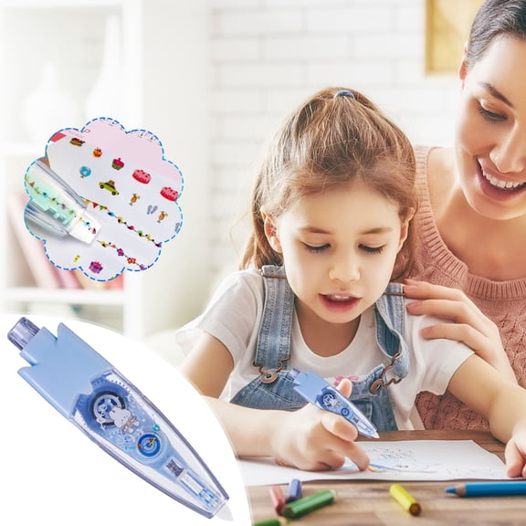 WZXPWT Press-Style Lace Correction Tape, Elegant Error Covering Film, User-Friendly Mistake Eraser, Versatile Writing Fix Tool