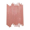 thumbnail image 1 of WZXPWT Red Paper Straws, Degradable Kraft Drink Pipes, Eco-Friendly Disposable Straws, Stylish Cocktail Accessories, 1 of 6