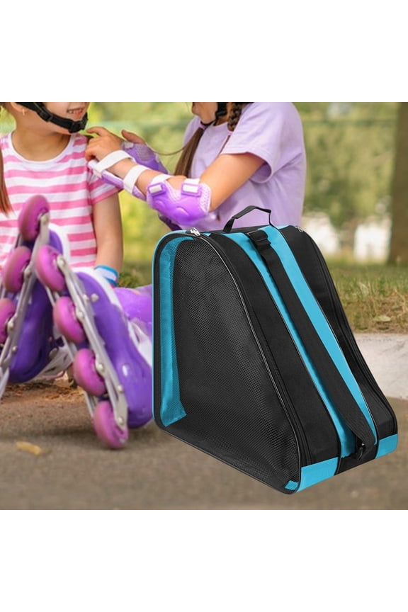 Roller Skating Shoe Storage Bag, Large Capacity Roller Skate Backpack with Thickened Material, Convenient Shoulder Carry Roller Skater Bag, Durable Protective Gear Storage Rucksack