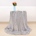 thumbnail image 1 of WZXPWT Round Sequin Tablecloth, Glittering Decorative Table Cover for Events, Shimmering Festive Table Fabric, Sparkly Party Table Overlay for Weddings and Celebrations, 1 of 6