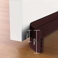 thumbnail image 1 of WZXPWT Self-Adhesive Door Bottom Soundproofing Strip, Weatherproof Door Sealing Strip for Windproof Protection, Silicone Draft Stopper for Energy Efficiency, 1 of 5