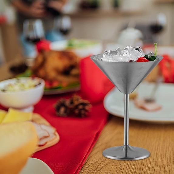 WZXPWT Shatterproof 304 Stainless Steel Wine Goblet, 7 Oz BPA-Free Outdoor/Indoor Metal Wine Glass - Elegant Restaurant & Party Cups with Insulated Design