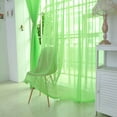 thumbnail image 1 of WZXPWT Sheer Light-Filtering Voile Curtains, 32"x78" Modern Glass Gauze Window Panels - Machine-Washable Voile Curtains for Living Room/Bedroom & Elegant Home Decor Essentials(Green), 1 of 6