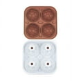 thumbnail image 1 of WZXPWT Silicone Ice Cube Mold, Whiskey Ice Puck Molds, Large Jumbo Ice Cubes Tray, Easy Release Flexible Ice Box for Cocktails and Drinks, 1 of 4