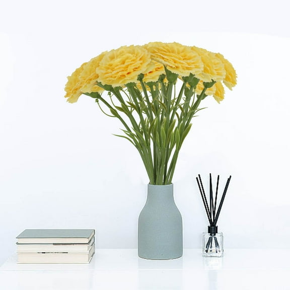 WZXPWT Simulated Carnation Artificial Maple, Fake Green Plant Home Decor, Outdoor Wedding Scene Flowers