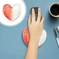 thumbnail image 1 of WZXPWT Small Heart Shaped Silicone Mouse Pad, Ergonomic Wrist Rest Pad, Summer Refreshing Gaming Desk Mat, Office Wholesale Memory Foam Mouse Pad, 1 of 6