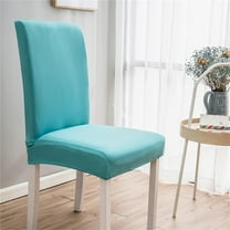 WZXPWT Solid Color Brushed High Elastic Chair Cover, Comfortable and Durable Dining Chair Slipcover, Waterproof and Stain-Resistant Chair Seat Protector