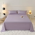 thumbnail image 1 of WZXPWT Solid Color Sheet, Comfortable Polyester Bedding Set, Soft Washable Bed Cover, Multicolor Bed Linen for Cozy Sleep, 1 of 6