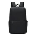 thumbnail image 1 of WZXPWT Solid Color Small Backpack, Unisex Casual Shoulder Bag, Outdoor Travel Backpack, Large Capacity Daypacks, Versatile Nylon Backpack for Men and Women, 1 of 9