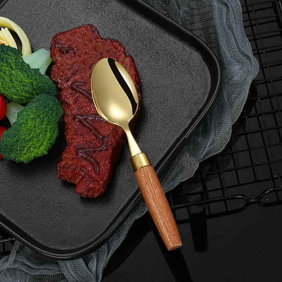 WZXPWT Stainless Steel Flatware Set, Ergonomic Spoon and Fork Set, Kitchen Utensils Cutlery Set, Dishwasher-Safe Silverware