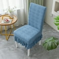 thumbnail image 1 of WZXPWT Stretch Full-Coverage Dining Chair Slipcovers Seat Protectors 16"x20" - Stain & Pet-Resistant Elastic Chair Covers for Wedding/Home with Non-Slip Fit & Machine Washable(Blue), 1 of 8