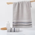 thumbnail image 1 of WZXPWT Striped Towel, Soft Absorbent Striped Bath Towel, Thick Plush Shower Towel for Home, Quick-Drying Multi-Purpose Towel, 1 of 6