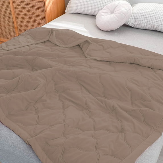 WZXPWT Summer Cooling Quilt, 40"x60" Lightweight Breathable Summer Comforter, Cool-Feeling Cotton Blanket, All-Season Ventilation Quilt