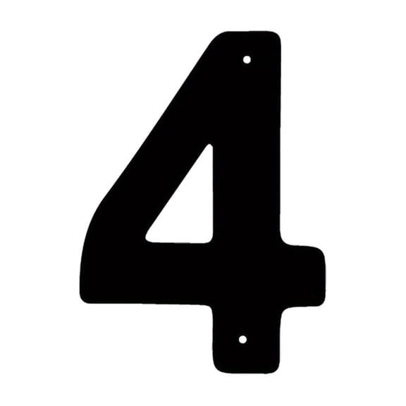 WZXPWT Three-Dimensional Iron Art Numbers, House Number Sign with Screws, Antique Style Letter Decorations for Home and Garden