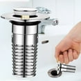 thumbnail image 1 of WZXPWT Toilet Washbasin Sewage Filter, Leak-Proof Sink Strainer, Easy Install Drain Plug, Odor-Blocking Bathroom Trap, 1 of 9