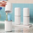 thumbnail image 1 of WZXPWT Travel Toothbrush Holder, Durable Plastic Case, Multifunctional Toothbrush and Toothpaste Organizer, Ideal for Camping and Business Trips, Lightweight and Portable(White), 1 of 6