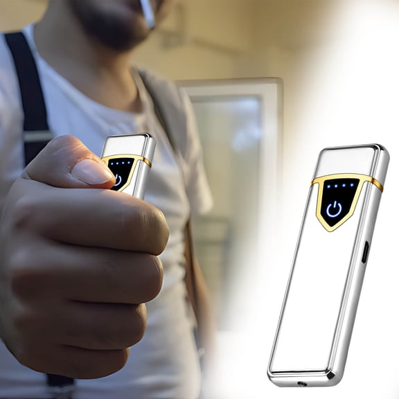 WZXPWT USB Charging Rechargeable Lighter, Flameless Induction Torch, Portable Windproof Plasma Igniter, Safe and Eco-friendly Electric Lighter