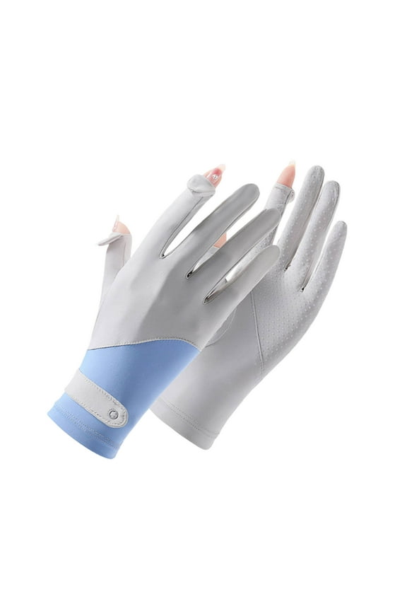 UV Protection Driving Gloves for Women, Breathable Cycling Gloves with Touchscreen Function, Non-Slip Sun Protection Gloves for Outdoor Activities