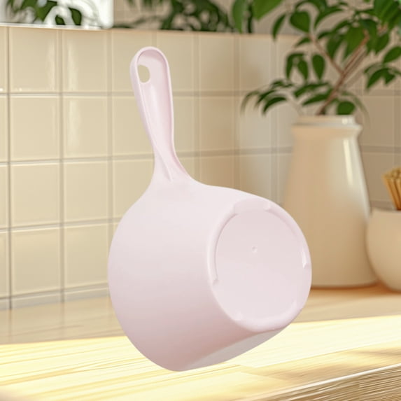 WZXPWT Water Ladle, Thickened Plastic Water Ladle for Kitchen Use, Ergonomic Water Scoop for Cooking, Convenient Water Serving Tool for Family and Outdoor Activities