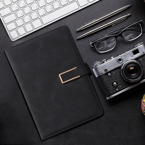 WZXPWT Wenzhou Notebook Business Diary A5 Notebook Leather Cover Executive Journal with 200 Pages Premium Daolin Paper for Office and School Use