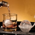thumbnail image 1 of WZXPWT Whiskey Ice Ball Maker, Large Spherical Ice Mold, Easy-Release Round Ice Tray, Versatile Drink Chiller, 1 of 5