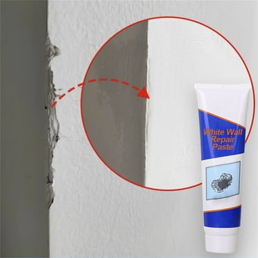 WZXPWT White Wall Repair Paste, Wall Patch Compound, Mildew and Crack Filler, Nail Hole Spackle, Stain Cover Putty