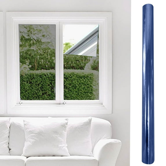 WZXPWT Window Film One-Way Sun Blocking, Reflective Heat Insulation Film, Easy Installation Kit for Daytime Privacy, UV & IR Ray Protection