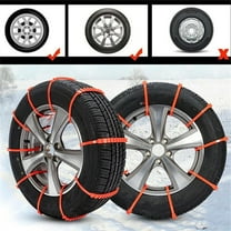 WZXPWT Winter Tire Chains, Universal Reusable Anti-Skid Nylon Snow Chains, Emergency Tire Grip for Snow and Mud, Easy Install Traction Cable for Cars and SUVs
