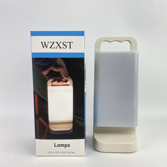 WZXST Lamps, USB Rechargeable Camping Light & Power Supply, Dimmable LED Night Lamp with Up to 80Hrs Runtime, Survival Gear for Emergency, Hurricane, Hiking & Outdoor, Indoor Use