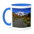 thumbnail image 1 of 3dRose, WA, Mt Rainier NP, Paradise Valley path - US48 JWI3678 - Jamie and Judy Wild, 11oz Two-Tone Blue Mug, 1 of 7