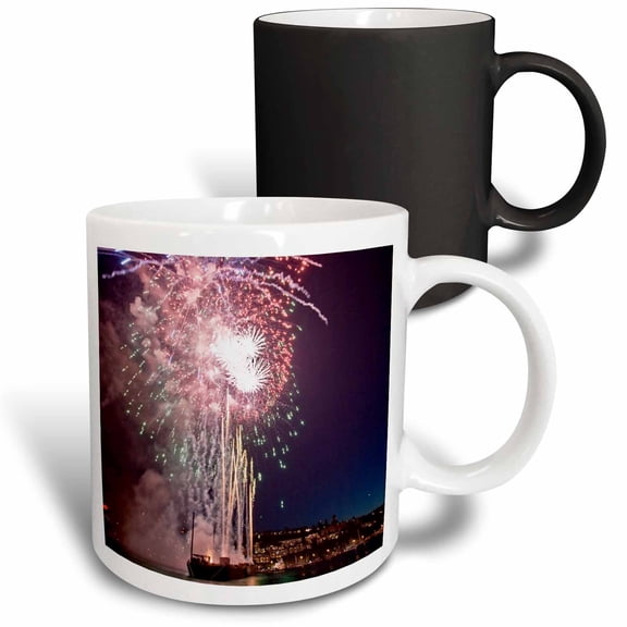 3drose, Wa, Seattle, Lake Union, 4th of July Holiday - Us48 Wsu1337 - William Sutton, 11oz Magic Transforming Mug