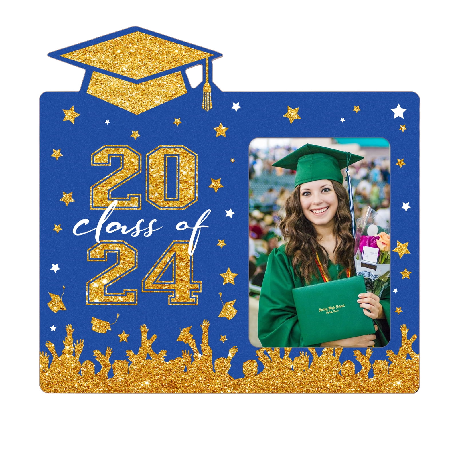 WaaHome 2024 Graduation Picture Frame Class of 2024 Picture Frame