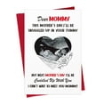 thumbnail image 1 of WaaHome 2025 Mother's Day Card for First Time Moms - 5.5x8 Baby Bump Photo Frame Card Pregnancy Reveal Gift with Envelope Keepsake Memory Box for New Moms to Be, 1 of 8