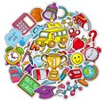 thumbnail image 1 of WaaHome Back to School Stickers 51pcs School Stickers for Kids Students Science Stickers for Teens Waterproof Stickers for Scrapbook Water Bottle Laptop Classroom Decorations, 1 of 8
