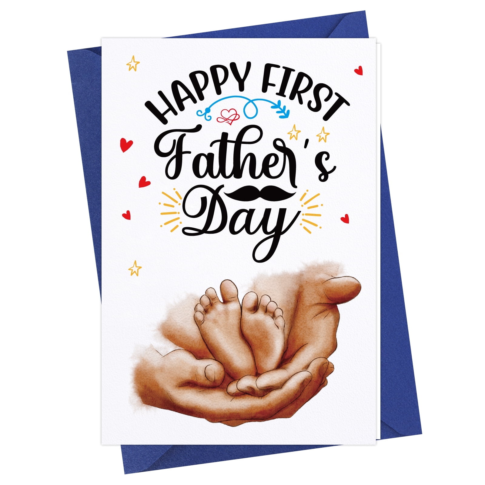 WaaHome First Fathers Day Card Happy First Father's Day Gifts