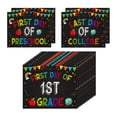 thumbnail image 1 of WaaHome First Day of School Sign 8''x10'' First and Last Day of School Board Back to School Signs for Kids Girls Boys Reusable 15 Grades First Day of Preschool Kindergarten to College Photo Prop Sign, 1 of 7