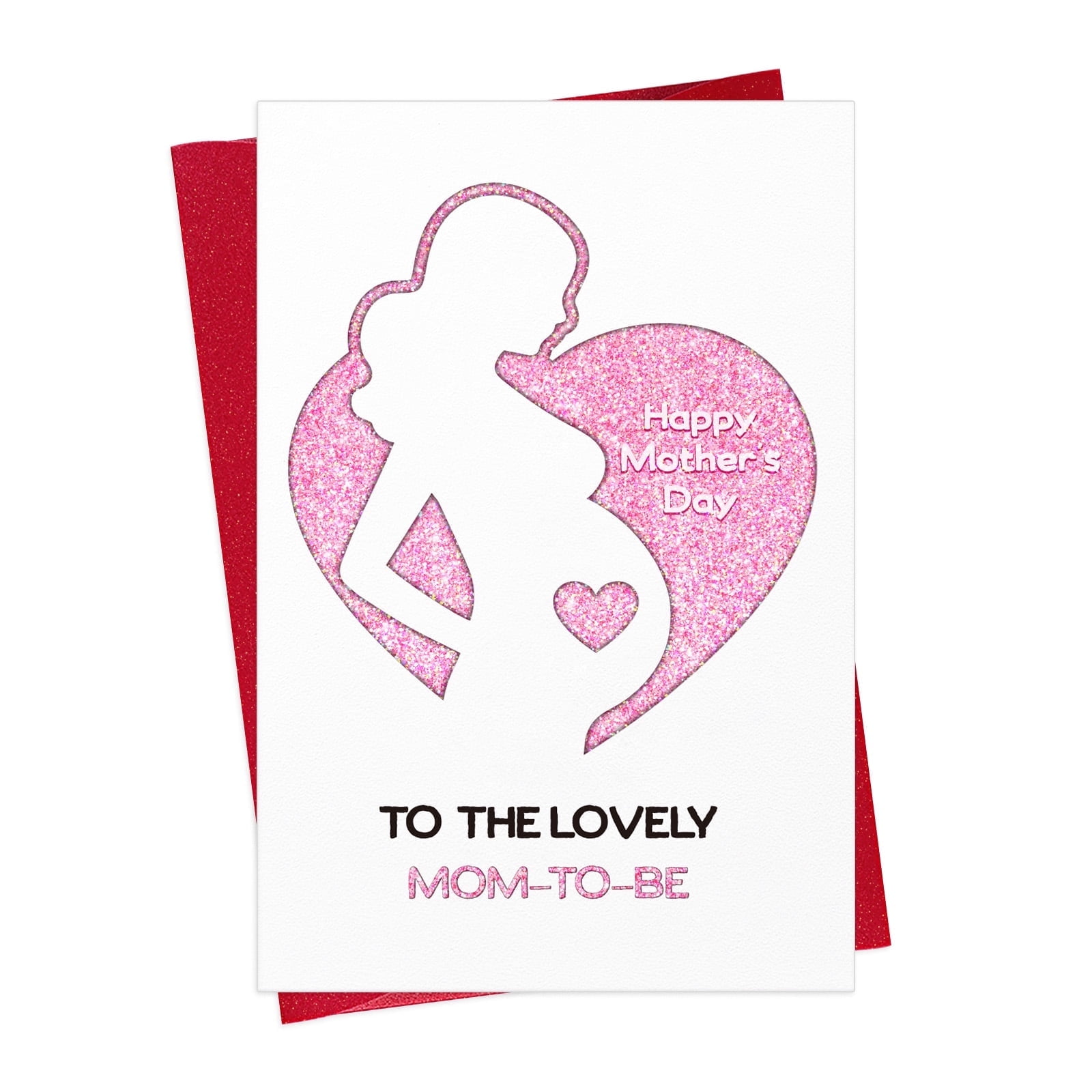 WaaHome Funny Mother’s Day Card for Mom to Be - 5.5