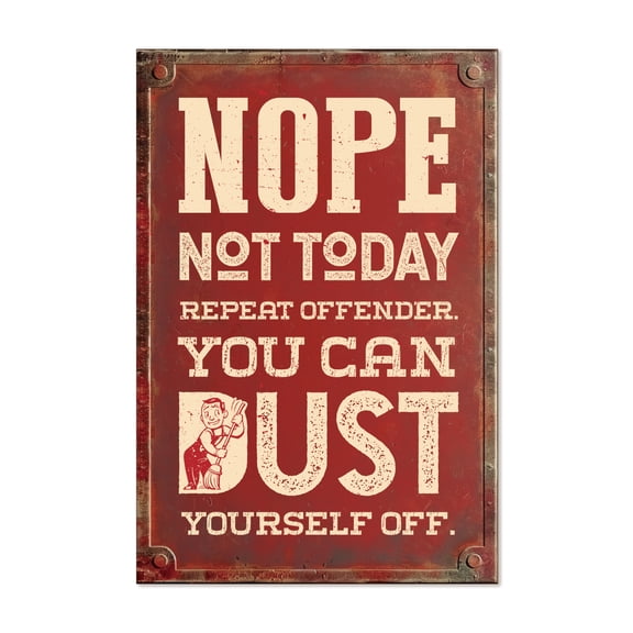 WaaHome Inspirational Quotes Decor Funny Wall Art Decor Rustic Plaque Motivational Gifts Hanging Sign Inspiring Positive Quotes Wall Decor for Home Living Room Bedroom Office Classroom Decorations