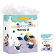 thumbnail image 1 of WaaHome Kindergarten Graduation Gift Bag for Kids 11.5" Large Graduation Gift Bag With Tissue Paper Congratulations You Did It Kindergarten Graduation Gift Bag, 1 of 7