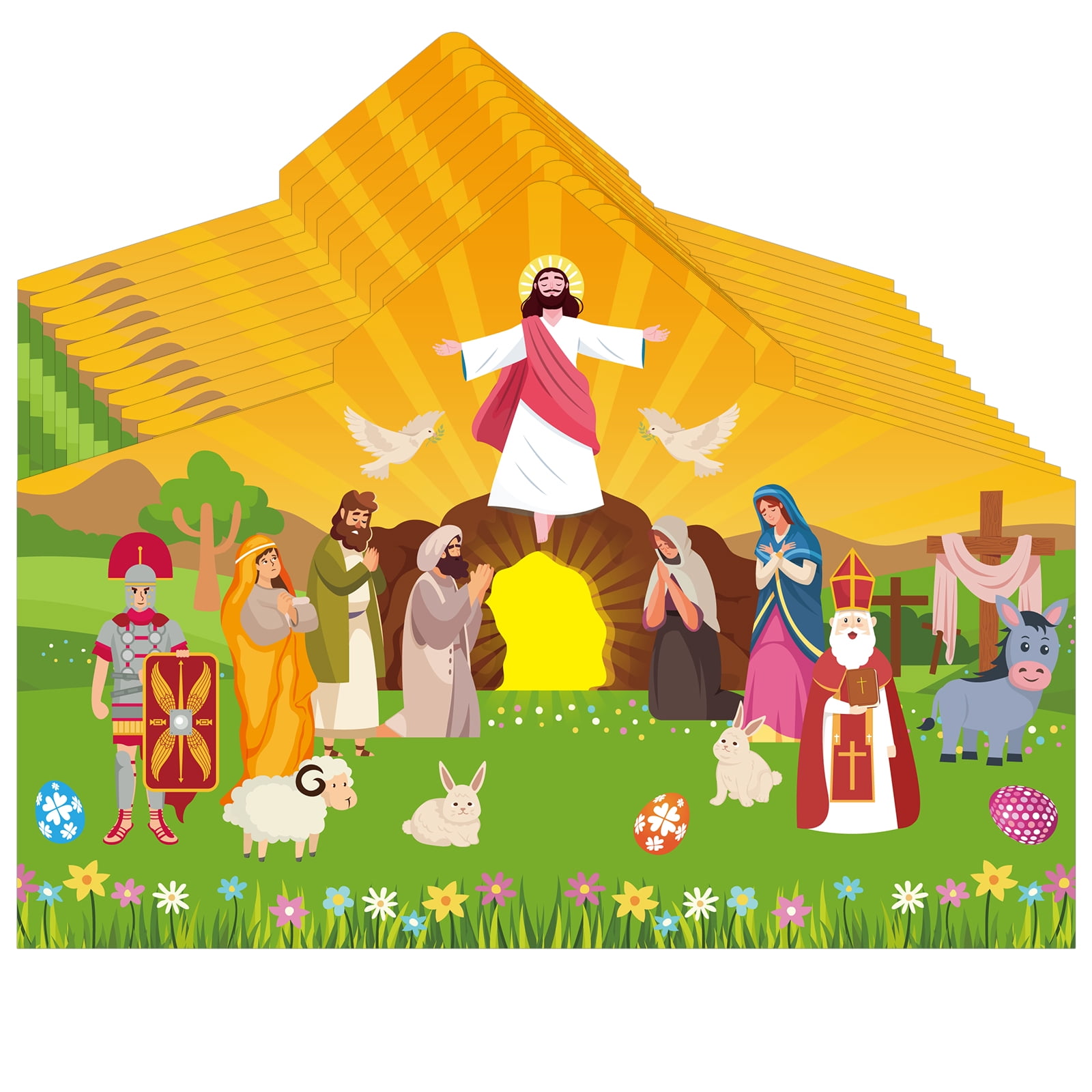 WaaHome Make an Easter He Lives Sticker Scenes 12 Sets He is Risen ...