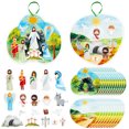 thumbnail image 1 of WaaHome Make an Easter He Lives Sticker Scenes 24 Sets Easter Crafts Gifts for Kids Easter Resurrection Stickers Tree Ornaments DIY Religious Jesus Stickers for Christian Bible Sunday School Crafts, 1 of 7
