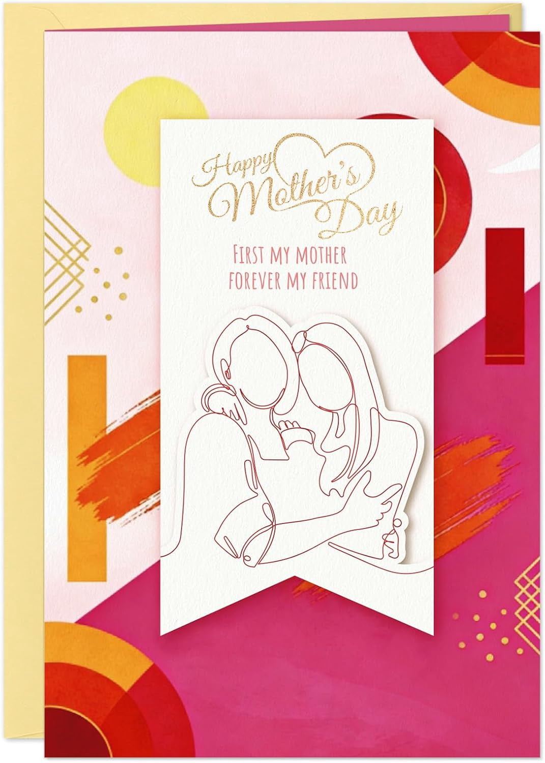 WaaHome Mothers Day Card from Daughter - First My Mother Forever My ...