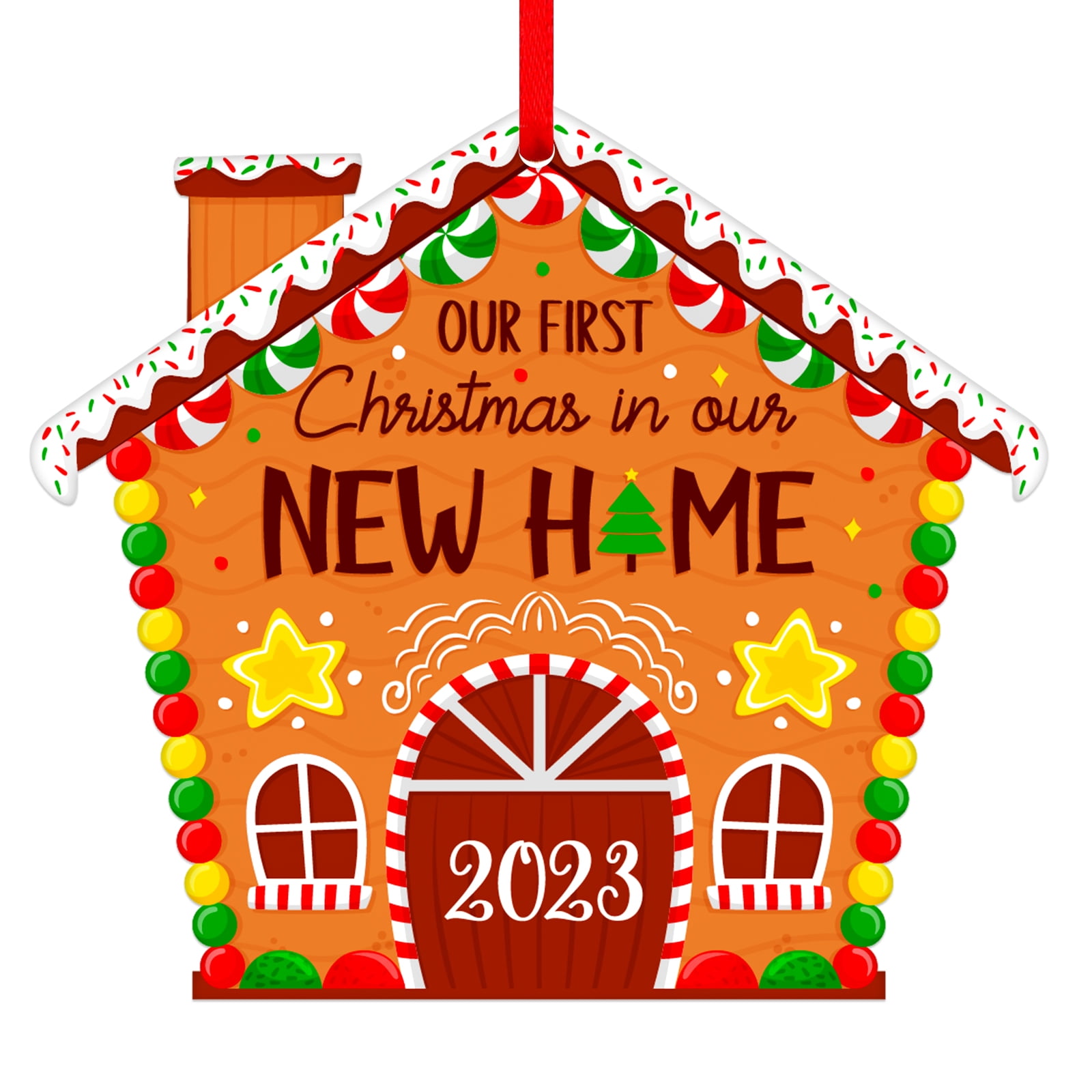 WaaHome Our First Christmas in New Home Ornament 2023 New Home