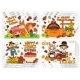 thumbnail image 1 of WaaHome Thanksgiving Placemats for Kids Turkey 12 Sheets Fall Coloring Activity Disposable Paper Table Mat Set Thankful Coloring Placemats for Kids to Write for Family Dinner Table Thanksgiving Party, 1 of 8