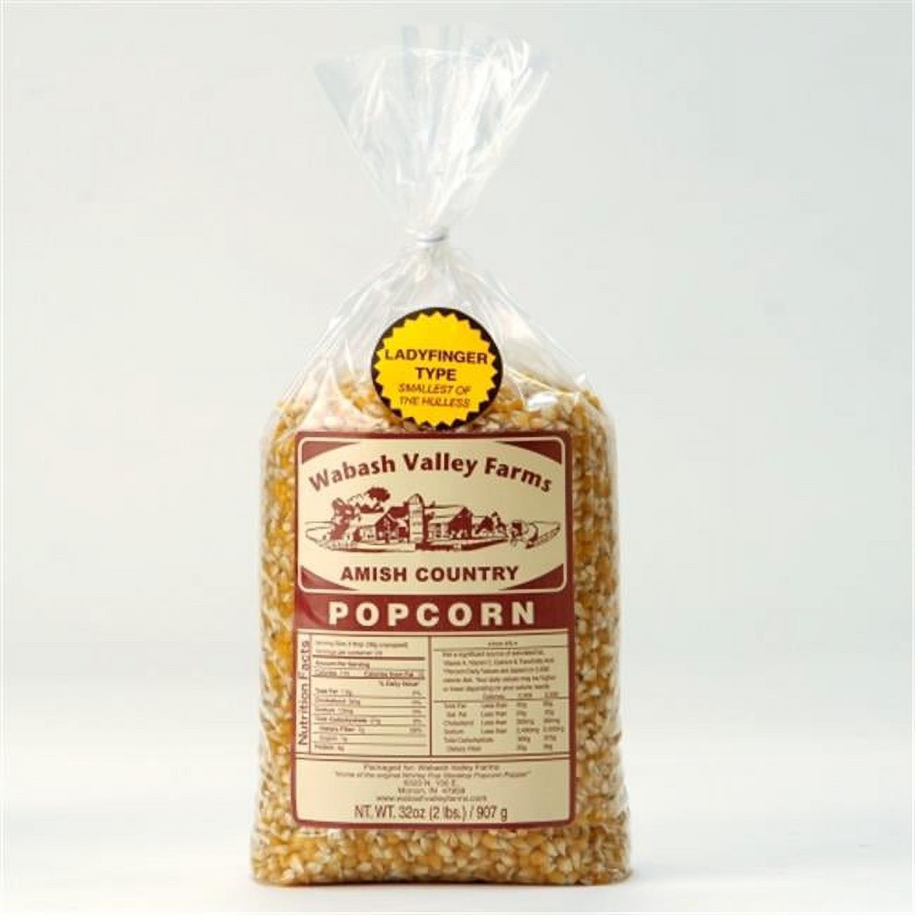 Wabash Valley Farms Gourmet Popping Corn Premium Ladyfinger 2 lb