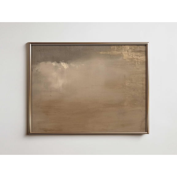 Wabi Sabi Abstract Print, Earthy Japandi Tonal Art UNFRAMED Poster, Wall Art for Decor, Present, 8x12