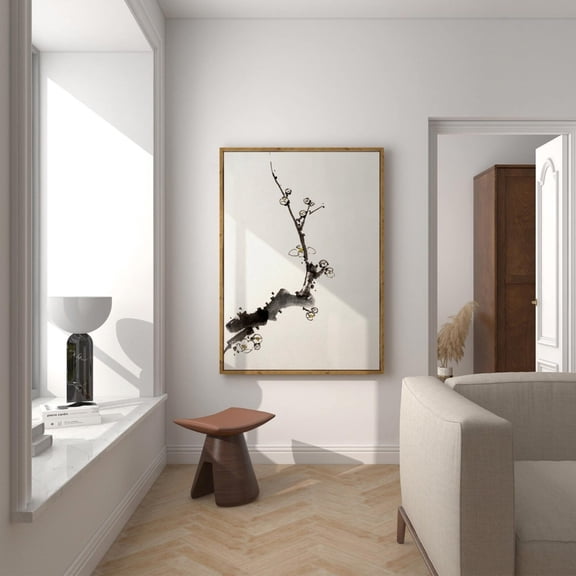 Wabi Sabi Wall Art, Light Academia Decor, Japandi Wall Art, Japanese Botanical Print, Antique Tree Sketch, Vintage, Trending Now Poster Unframed Paper Print